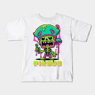 Zombie Pirate Kids T-Shirt